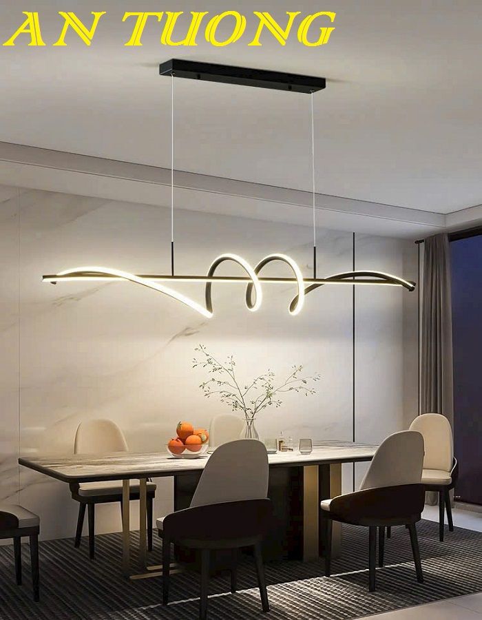 Đèn thả bàn ăn decor trang trí phòng bếp, phòng ăn đẹp, hiện đại 0135
