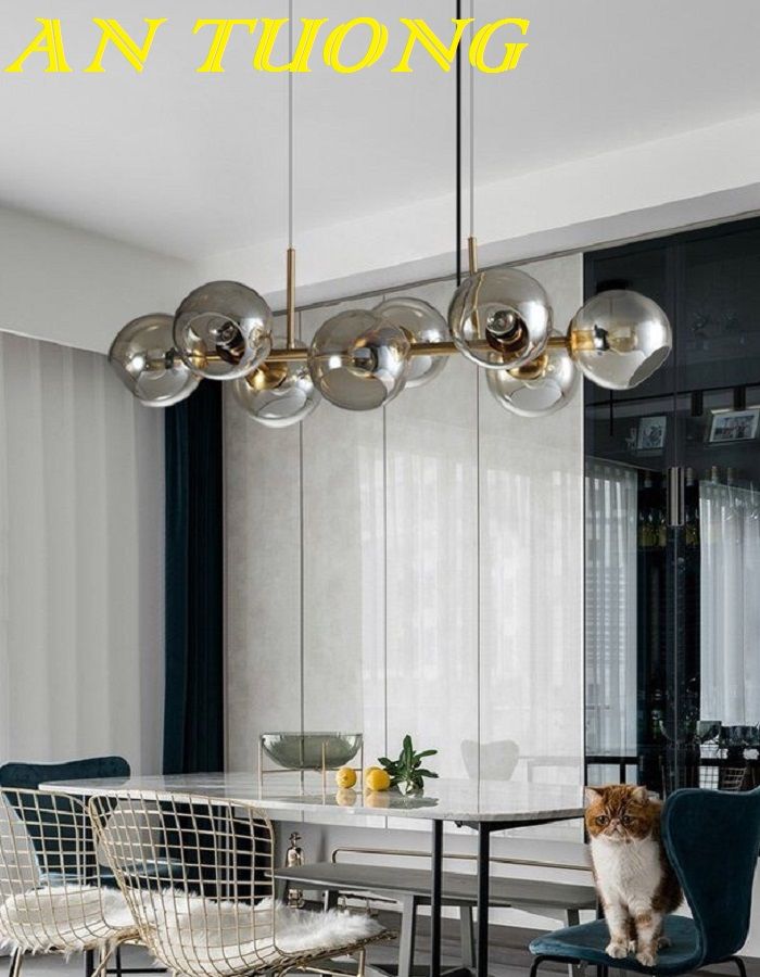 Đèn thả bàn ăn decor trang trí phòng bếp, phòng ăn đẹp, hiện đại 0138