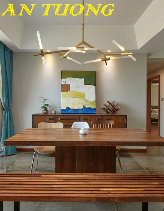 Đèn thả bàn ăn đẹp trang trí bàn ăn phòng bếp hiện đại 0231