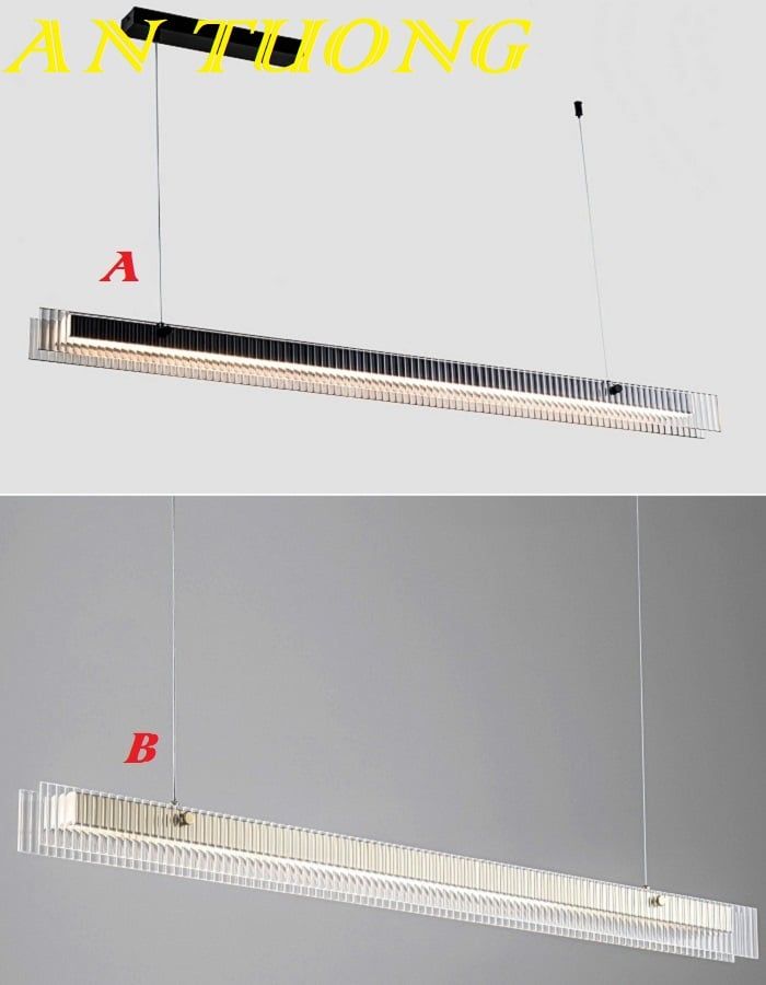 Đèn thả bàn ăn đẹp kiểu ngang đơn giản treo trang trí phòng bếp 0231