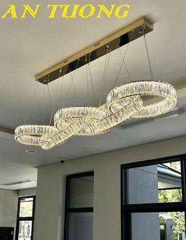  Đèn thả bàn ăn pha lê trang trí phòng bếp đẹp 059 