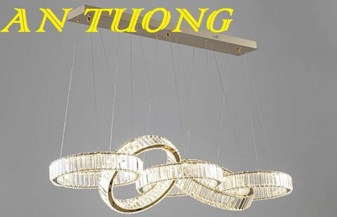  Đèn thả bàn ăn pha lê đẹp treo trần trang trí phòng bếp hiện đại 004 