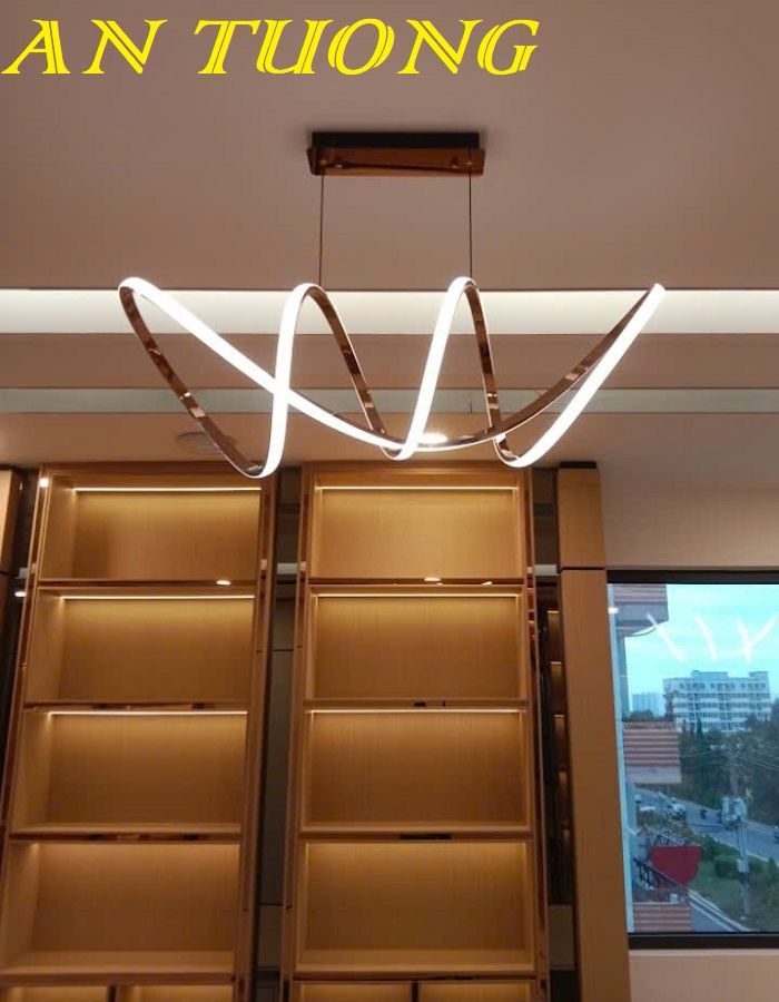 Đèn thả bàn ăn hiện đại trang trí phòng bếp đẹp 061