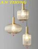 Đèn thả bàn ăn thủy tinh 3 bóng đẹp decor trang trí phòng bếp ăn hiện đại 0295