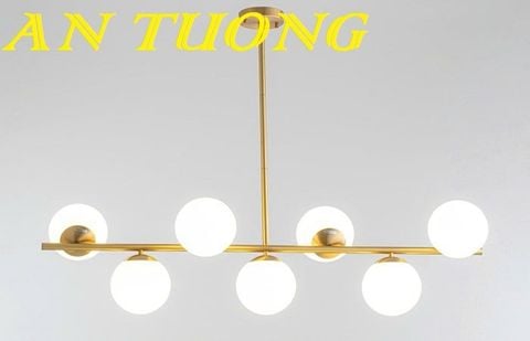  Đèn thả bàn ăn thủy tinh đẹp treo trần trang trí bàn ăn phòng bếp 021 