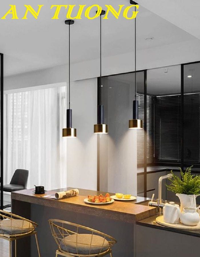 Đèn thả bàn đảo bếp đẹp decor trang trí phòng bếp hiện đại 0281