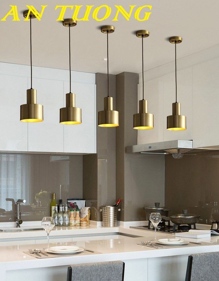 Đèn thả bàn đảo bếp đẹp decor trang trí phòng bếp hiện đại 0283