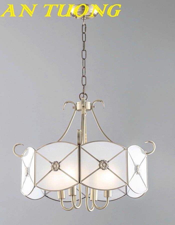 Đèn thả mái vòm ban công cổ điển bằng đồng cao cấp sang trọng 042