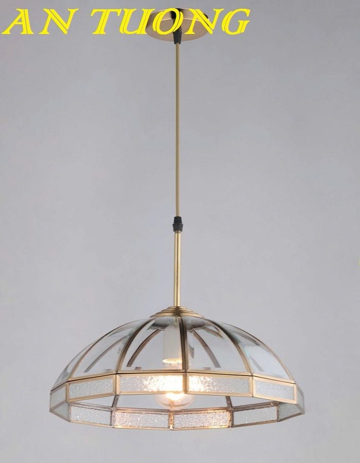 Đèn thả mái vòm ban công cổ điển bằng đồng cao cấp sang trọng 045