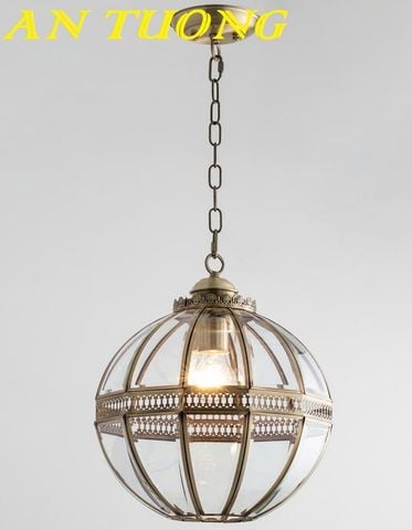  Đèn thả mái vòm ban công cổ điển bằng đồng cao cấp sang trọng 046 