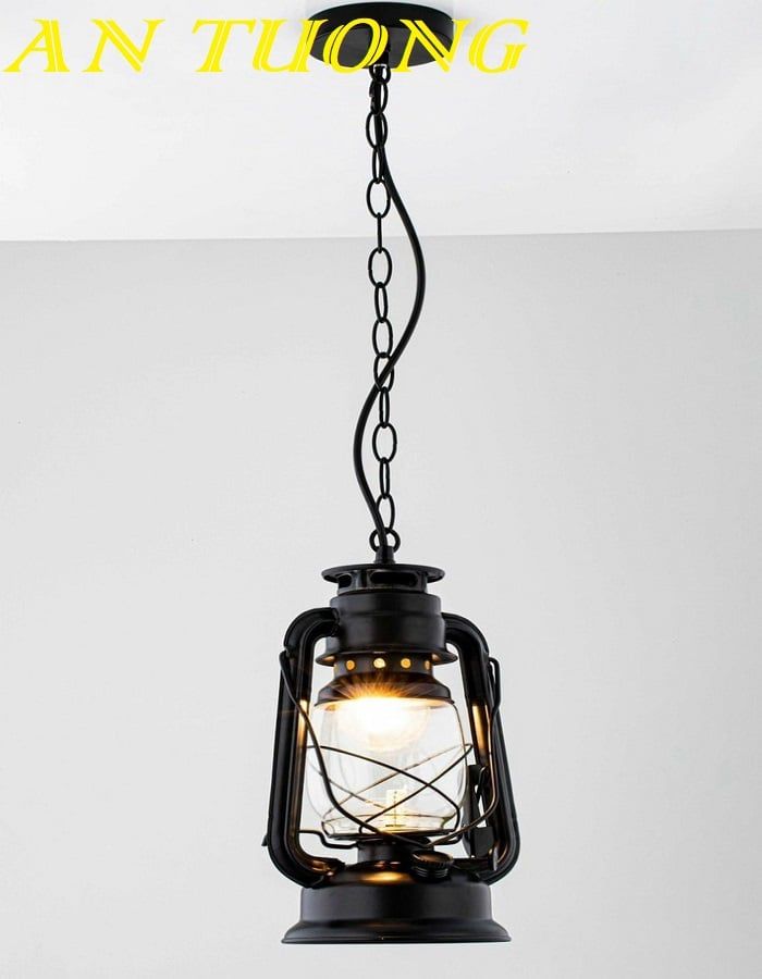 Đèn thả mái vòm ban công cổ điển đẹp kiểu đèn dầu cổ 052