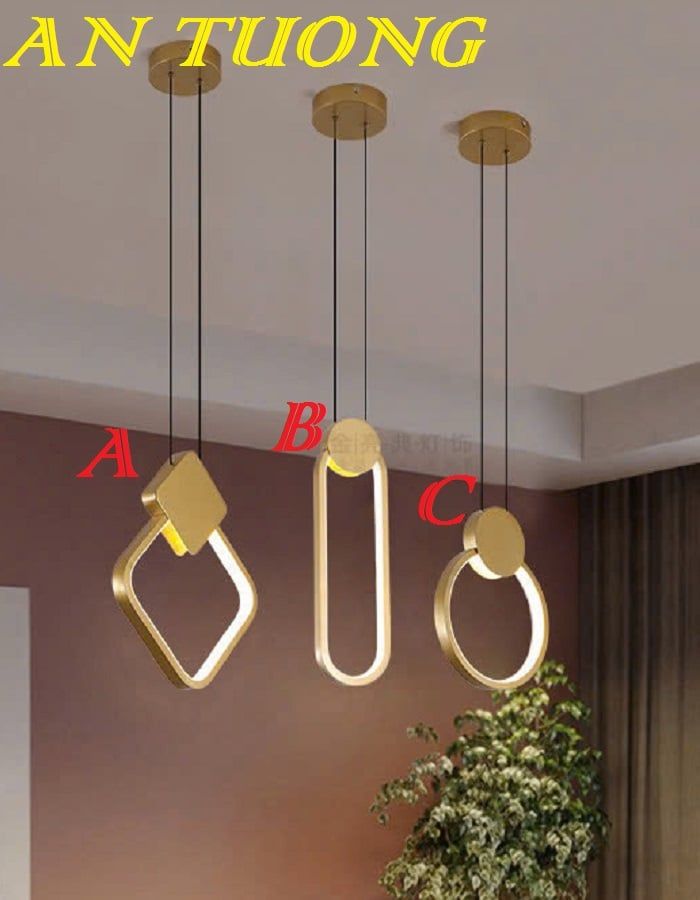 Đèn thả quầy bar decor trang trí quầy bar, quầy pha chế đẹp, hiện đại 0126