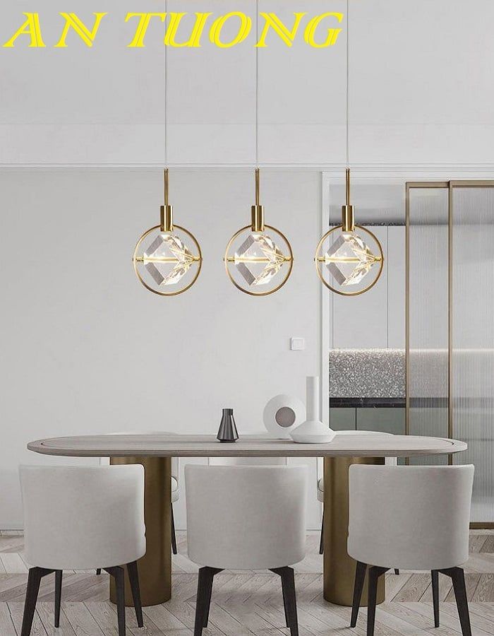 Đèn thả quầy bar đẹp treo trần trang trí quầy bar phòng bếp 040