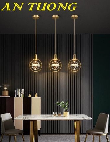 Đèn thả quầy bar đẹp treo trần trang trí quầy bar phòng bếp