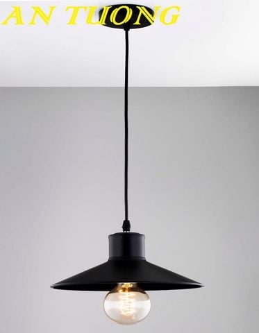  Đèn thả quầy bar đẹp chao màu đen trang trí decor 022 