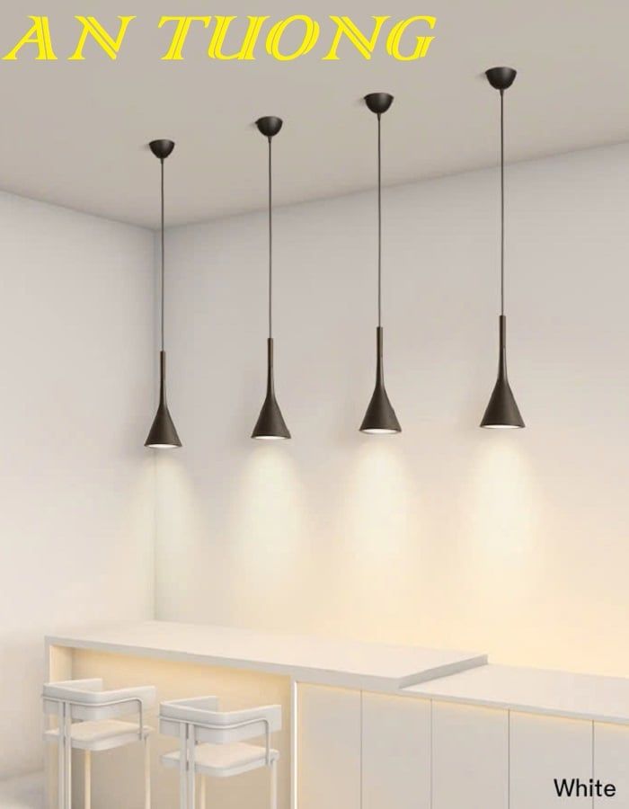 Đèn thả quầy bar treo trần trang trí quầy bar quán cafe đẹp 030