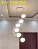 Đèn thả thông tầng cầu thang - phòng khách đẹp, hiện đại 074