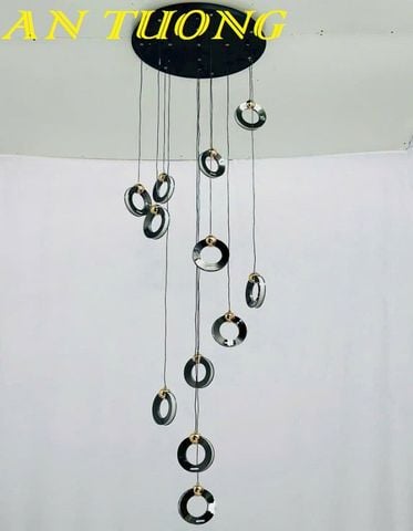  Đèn thả thông tầng trang trí phòng khách đẹp 016 