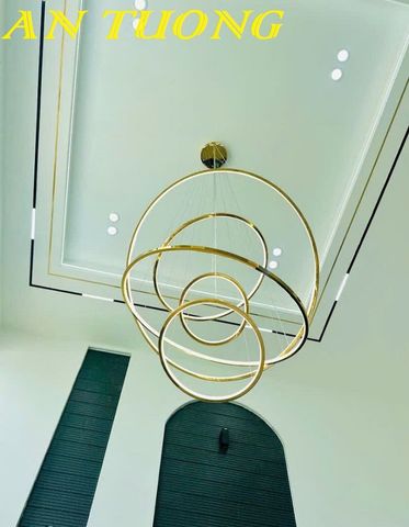  Đèn thả thông tầng LED hiện đại trang trí phòng khách đẹp 027 
