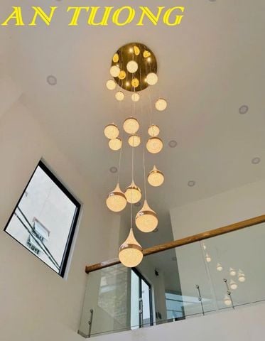  Đèn thả thông tầng LED hiện đại trang trí phòng khách đẹp 028 