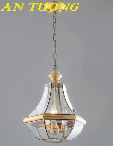 Đèn thả trần cổ điển bằng đồng cao cấp trang trí