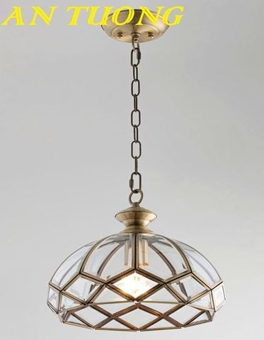  Đèn thả trần cổ điển bằng đồng cao cấp trang trí 010 