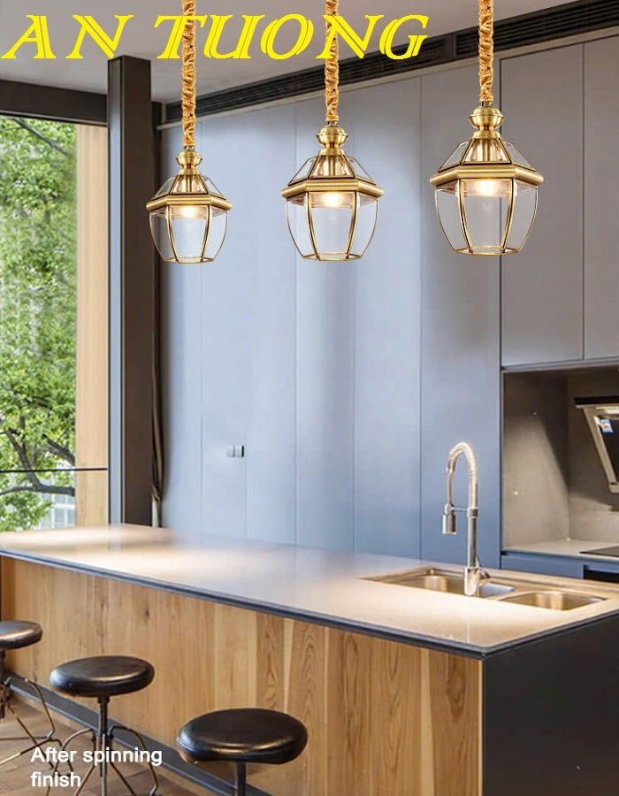 Đèn thả trần cổ điển decor trang trí nội thất, ngoại thất cổ điển 001