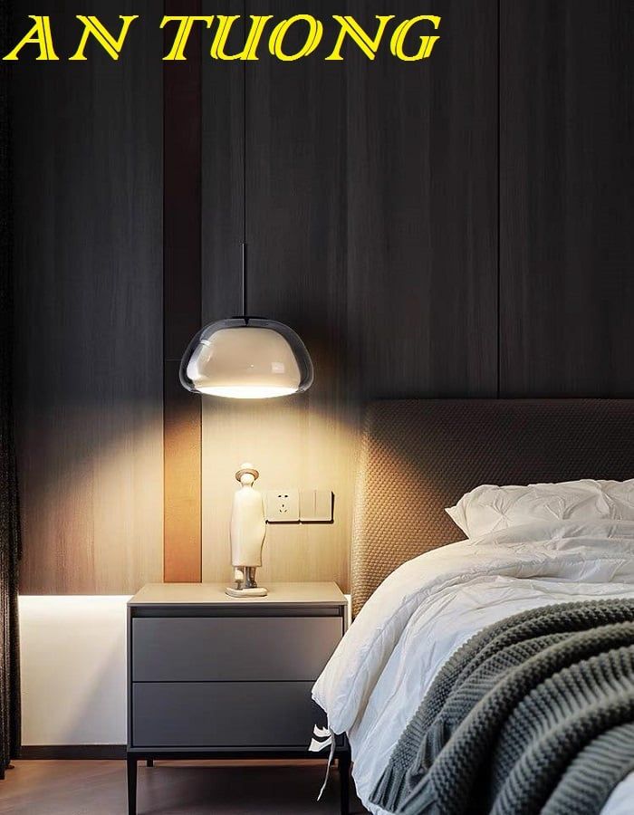 Đèn thả trần đầu giường phòng ngủ đẹp 013