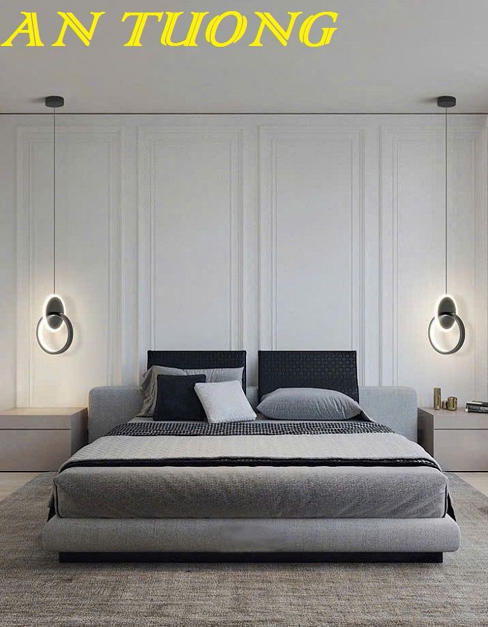 Đèn thả trần đầu giường phòng ngủ đẹp 006