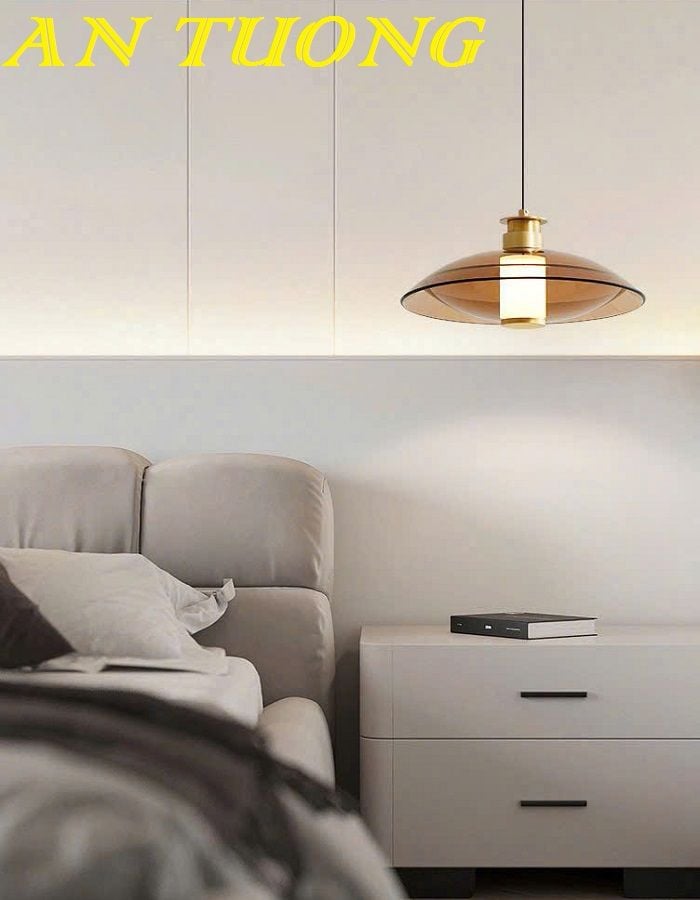 Đèn thả trần đầu giường phòng ngủ đẹp 007