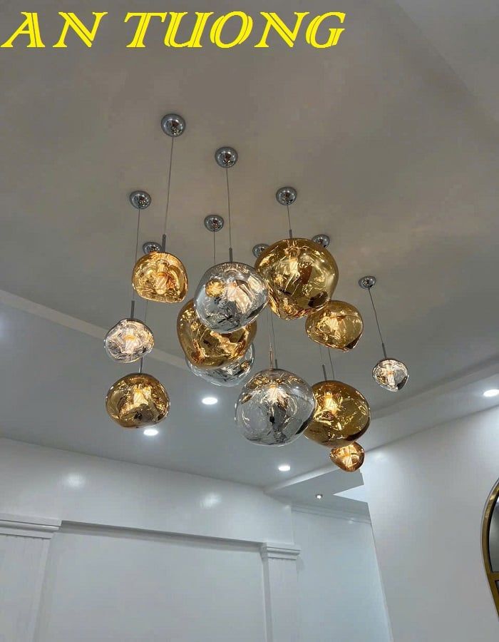 Đèn thả trần đẹp decor trang trí quầy bar, bàn ăn, bàn đảo bếp 0130