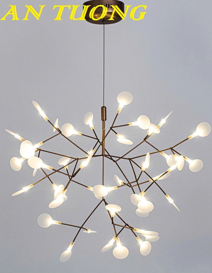 Đèn thả trần phòng khách đẹp hiện đại, đơn giản 0109