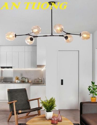 Đèn thả trần phòng khách đẹp, hiện đại