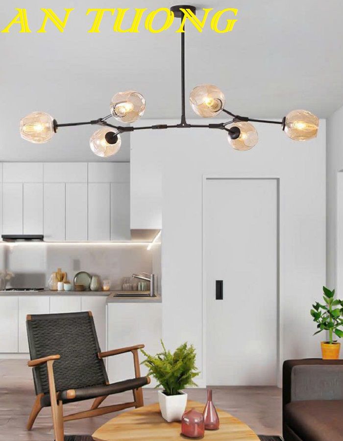 Đèn thả trần phòng khách đẹp, hiện đại 0241