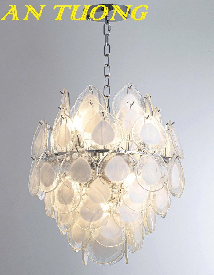 Đèn thả trần phòng khách tối giản wabi sabi 0244