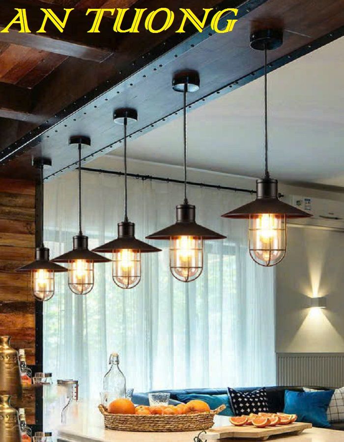 Đèn thả trần decor trang trí quán cafe, nhà hàng đẹp 0121