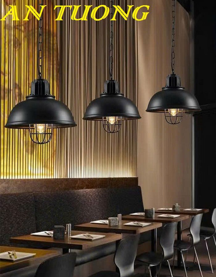 Đèn thả trần decor trang trí quán cafe, nhà hàng đẹp 0123