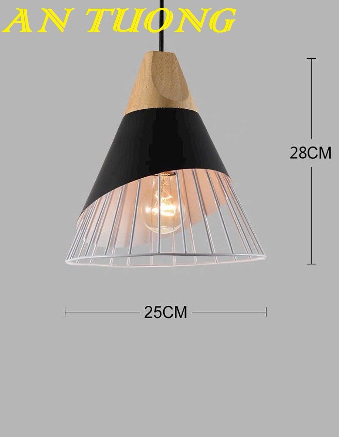 Đèn thả trần decor trang trí quán cafe, nhà hàng đẹp 0143
