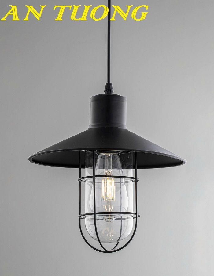 Đèn thả trần kiểu dáng công nghiệp decor trang trí quán cafe, nhà hàng 0229