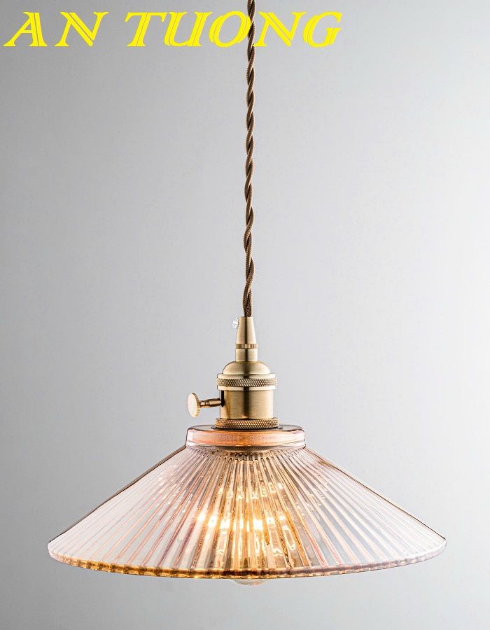 Đèn thả trần thủy tinh decor trang trí đẹp, hiện đại 0108