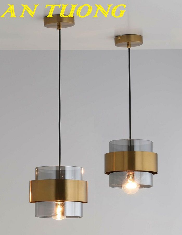 Đèn thả trần thủy tinh decor trang trí đẹp, hiện đại 0131