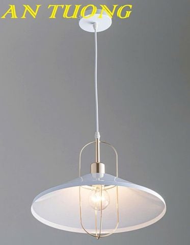  Đèn thả trần trang trí chao màu trắng nghệ thuật 042 