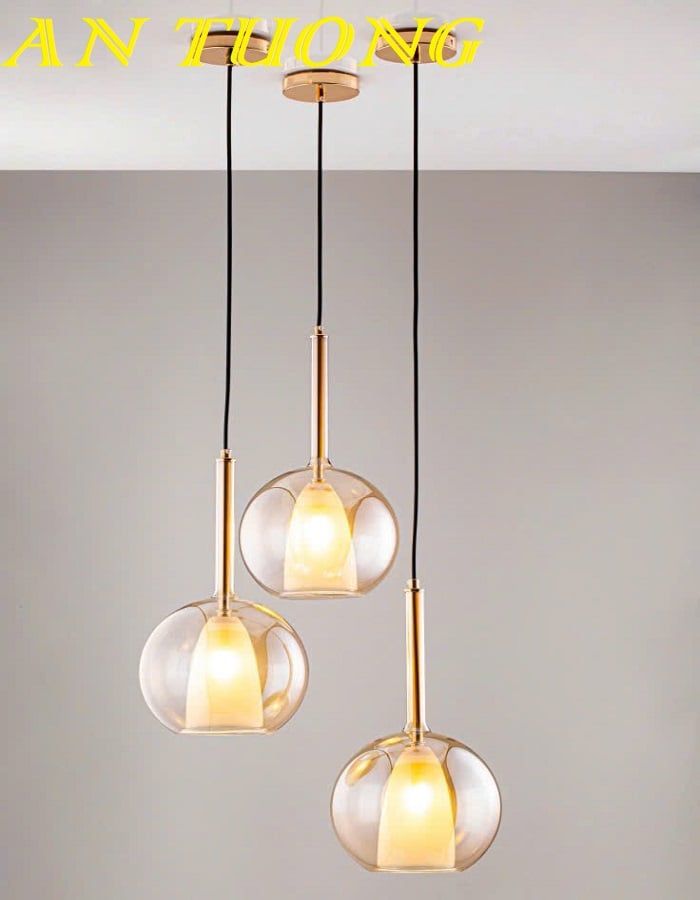 Đèn thả trần trang trí quầy bar, bàn ăn, bàn đảo bếp đẹp, hiện đại 041