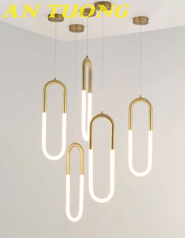 Đèn thả trần trang trí quầy bar, bàn ăn, bàn đảo bếp đẹp, hiện đại