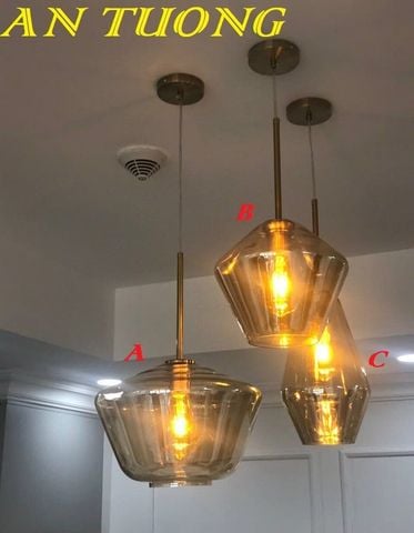  Đèn thả trần trang trí quầy bar, bàn ăn, bàn đảo bếp đẹp, hiện đại 045 