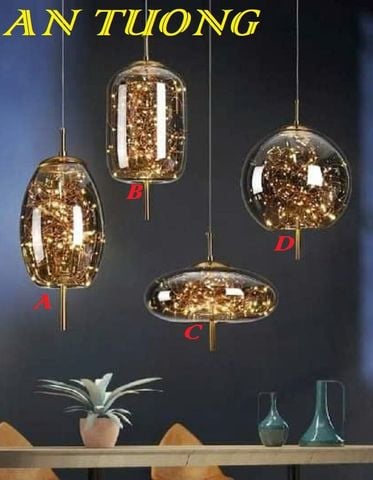  Đèn thả trần trang trí quầy bar, bàn ăn, bàn đảo phòng bếp đẹp 056 