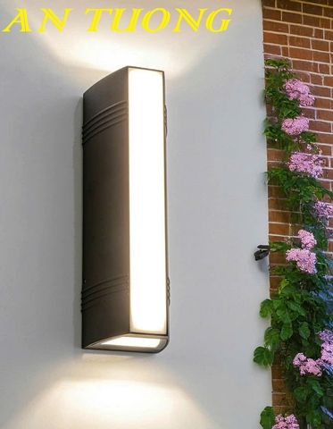 Đèn treo tường hắt sáng 2 đầu ngoài trời trang trí 0353 