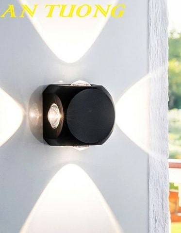  Đèn treo tường hắt sáng 4 tia ngoài trời trang trí 0381 