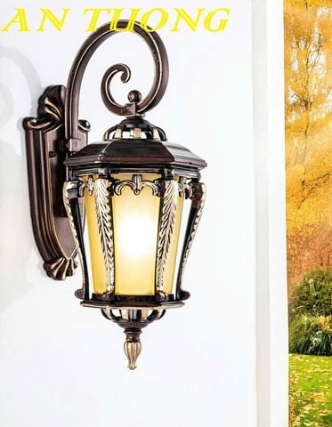  Đèn treo tường cổ điển ngoài trời trang trí mặt tiên ngoại thất 0394 