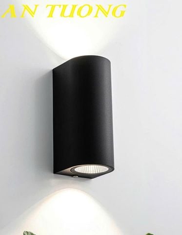  Đèn treo tường hắt 2 đầu trang trí ngoài trời chống nước 050 